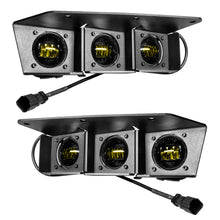 Load image into Gallery viewer, 21-22-Ford-Bronco-Triple-Led-Fog-Light-Kit-For-Steel-Bumper---Yellow