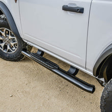 Load image into Gallery viewer, 21-22-Ford-Bronco-(2-Door)-Pro-Traxx-4-Oval-Nerf-Step-Bars---Textured-Black