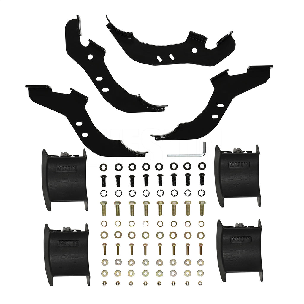 21-22-Ford-Bronco-(2-Door)-Pro-Traxx-4-Oval-Nerf-Step-Bars---Textured-Black