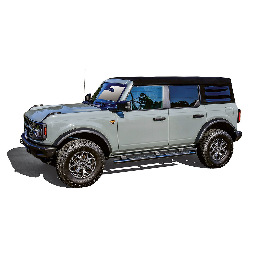 21-22-Ford-Bronco-(4-Door)-Pro-Traxx-4-Oval-Nerf-Step-Bars---Textured-Black