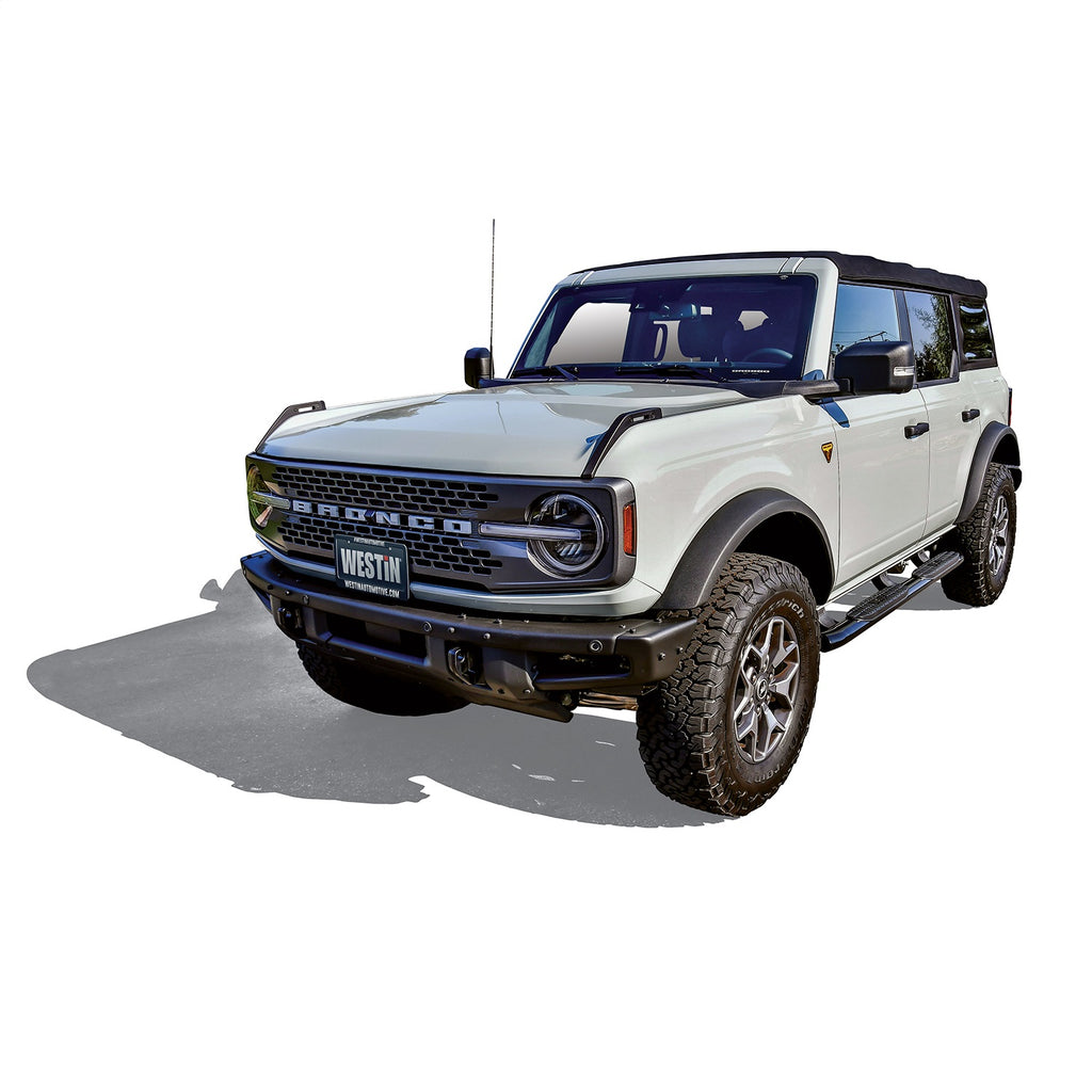 21-22-Ford-Bronco-(4-Door)-Pro-Traxx-4-Oval-Nerf-Step-Bars---Textured-Black
