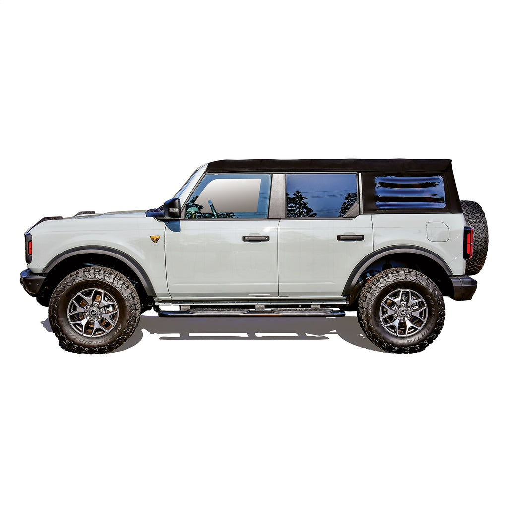 21-22-Ford-Bronco-(4-Door)-Pro-Traxx-4-Oval-Nerf-Step-Bars---Textured-Black