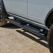 Load image into Gallery viewer, 21-22-Ford-Bronco-(4-Door)-Pro-Traxx-5-Oval-Nerf-Step-Bars---Textured-Black
