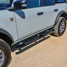Load image into Gallery viewer, 21-22-Ford-Bronco-(4-Door)-Pro-Traxx-5-Oval-Nerf-Step-Bars---Textured-Black