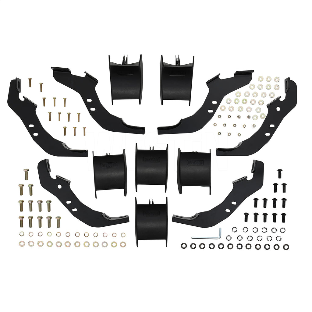 21-22-Ford-Bronco-(4-Door)-Pro-Traxx-5-Oval-Nerf-Step-Bars---Textured-Black