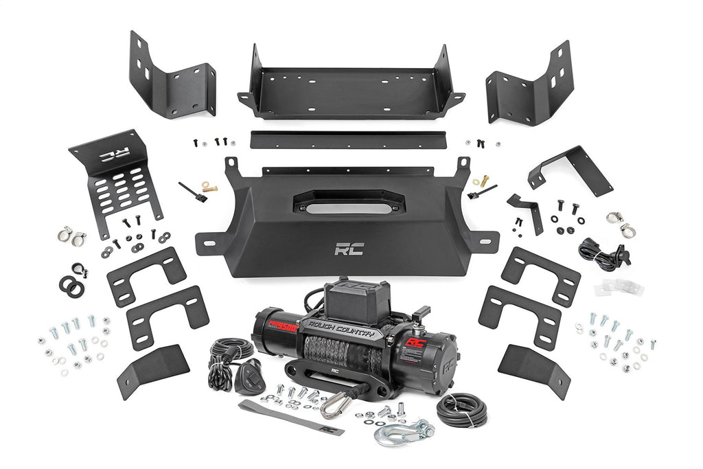 Rough Country 51058 Winch Mounting Plate for Select Ford Bronco