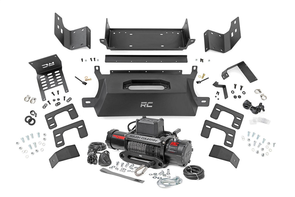 Rough Country 51059 Winch Mounting Plate for Select Ford Bronco
