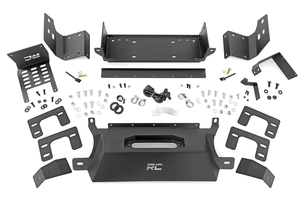 Rough Country 51065 Hidden Winch Mounting Plate for Select Ford Bronco