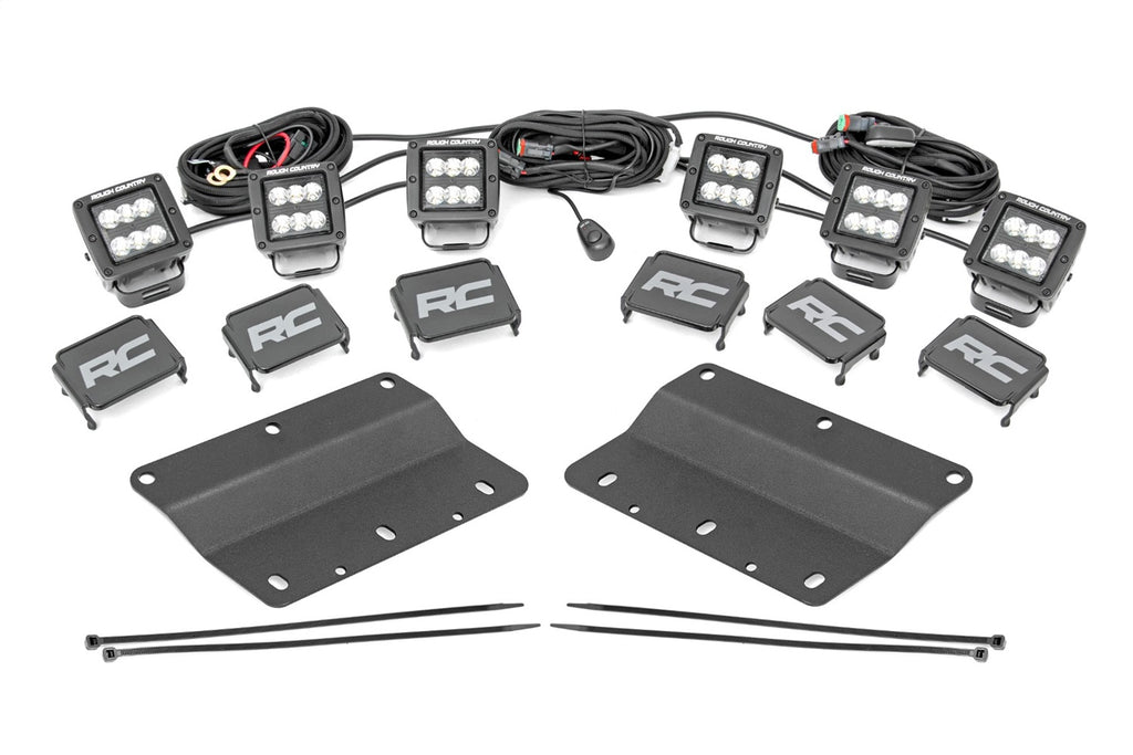 Rough Country 51085 LED Fog Light Kit for Select Ford Bronco
