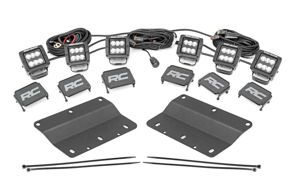 Rough Country 51140 LED Fog Light Kit for Select Ford Bronco