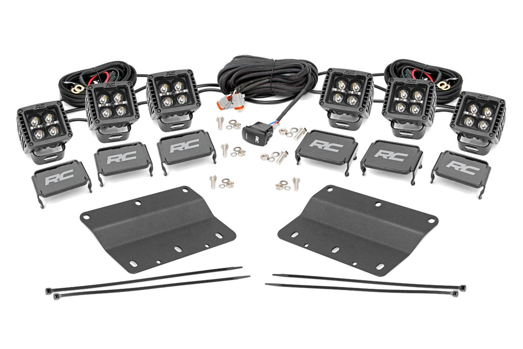 Rough Country 51088 LED Fog Light Kit for Select Ford Bronco