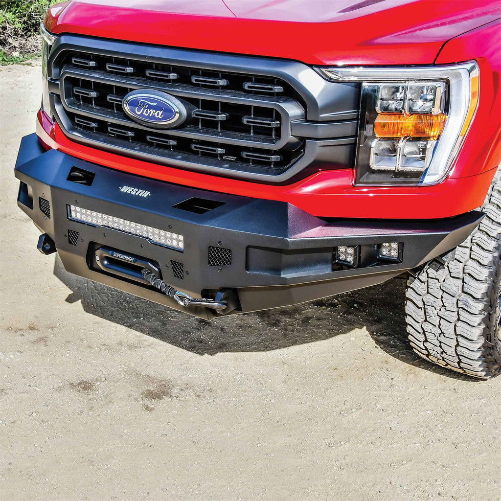 21-23-Ford-F-150-(Excl.-2022-Lightning-Ev)-Pro-Series-Front-Bumper---Tex.-Blk