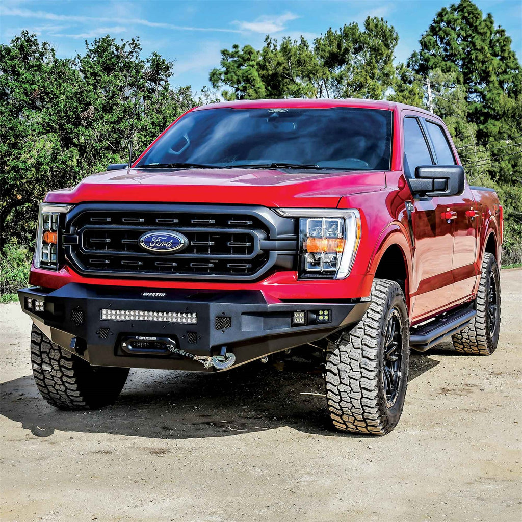 21-23-Ford-F-150-(Excl.-2022-Lightning-Ev)-Pro-Series-Front-Bumper---Tex.-Blk