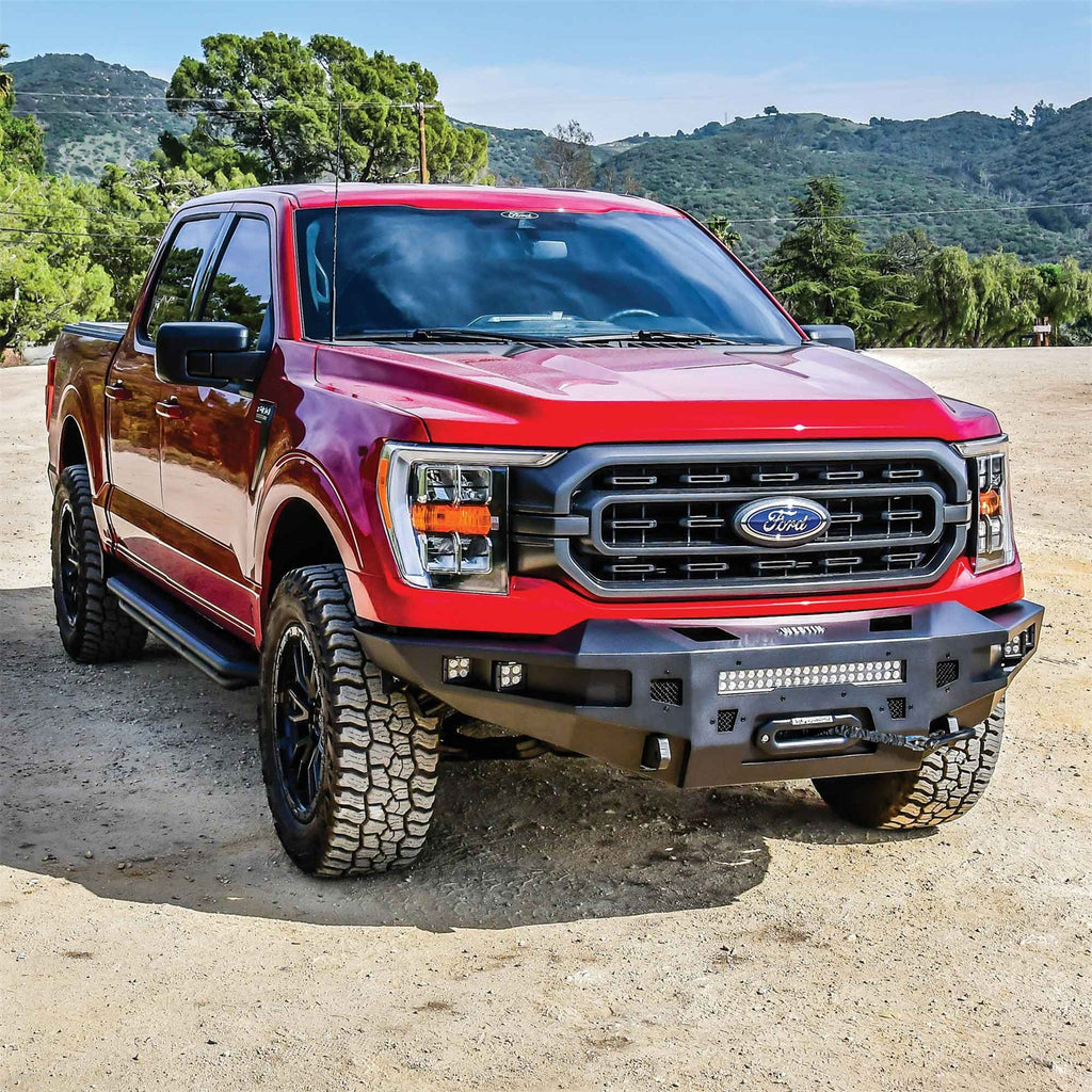 21-23-Ford-F-150-(Excl.-2022-Lightning-Ev)-Pro-Series-Front-Bumper---Tex.-Blk