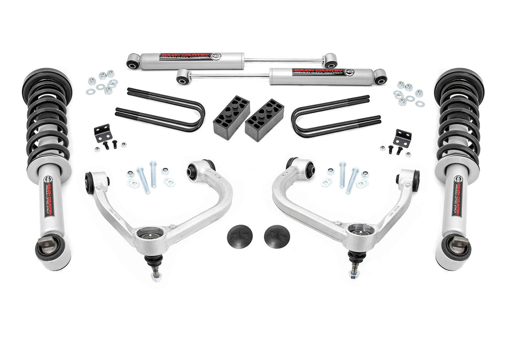 Rough Country 41431 Lift Kit-Suspension w/Shock for Select Ford F-150