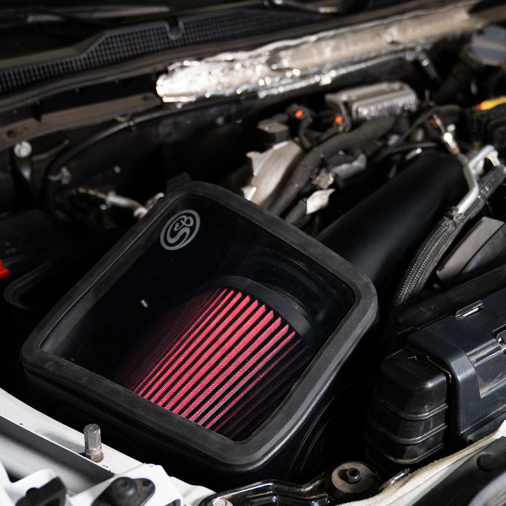 ~(21-Lbs.-24X15x14)~-Cold-Air-Intake-For-2020-Chevrolet-Silverado-Gmc-Sierra-V8-6.6L-L5p-Duramax-Cotton-Cleanable-S-B