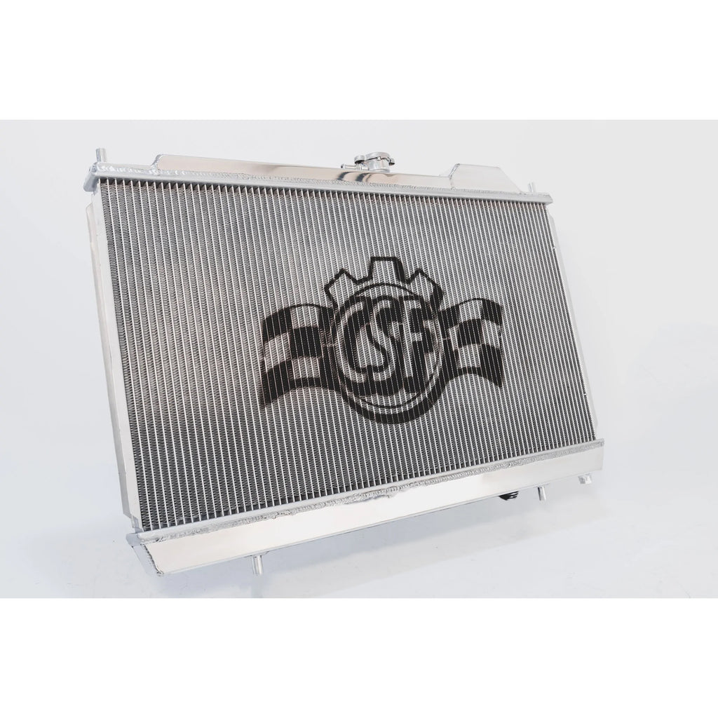 ~(21-Lbs.-32X23x7)~-Mitsubishi-Evo-789---Full-Size-Slim-Radiator-W-12-Inch-Spal-Fan-And-Shroud--Adjustable--16-Or-Slip-On-Fittings