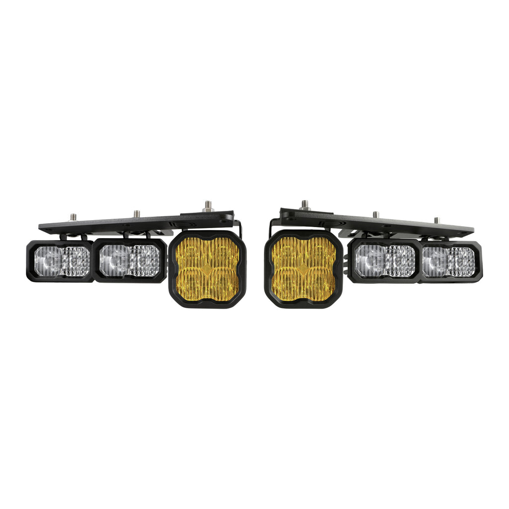 21-Up-Ford-Bronco-Stage-Series-Fog-Pocket-Kit---Yellow-Max
