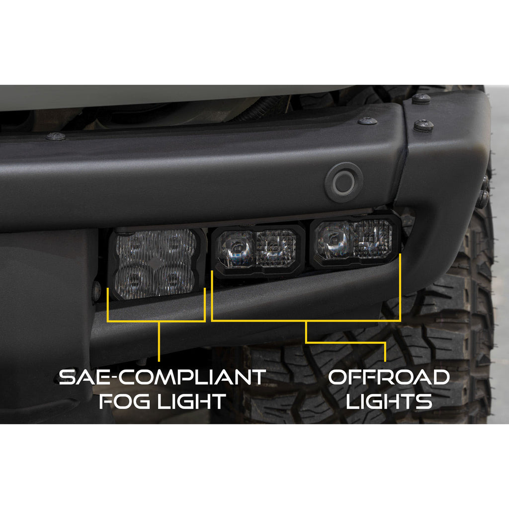 21-Up-Ford-Bronco-Stage-Series-Fog-Pocket-Kit---Yellow-Max