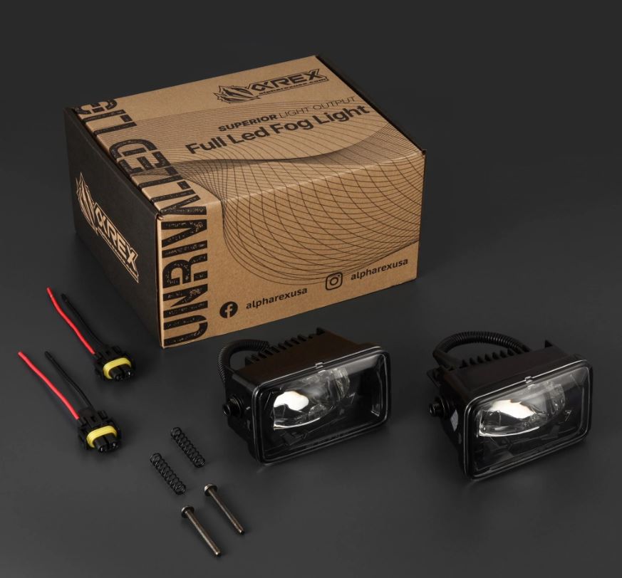 AlphaRex 210009 DoubleTap Dual Color LED Projector Fog Lights for Select Chevrolet Avalanche, Chevrolet Suburban 1500, Chevrolet Tahoe