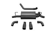 Load image into Gallery viewer, Corsa Performance 21014BLK 2.5in. Axle-Back Dual Rear Exit with Single 3.5in. Straight Cut Tips (Full Syste for Select Jeep Wrangler