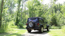 Load image into Gallery viewer, Corsa Performance 21014 2.5in. Axle-Back Dual Rear Exit with Single 3.5in. Polished Straight Cut Tips for Select Jeep Wrangler