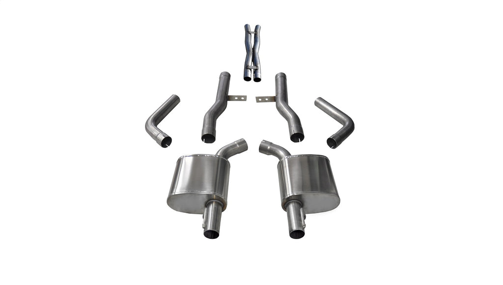 Corsa Performance 21018 2.75in. Cat-Back Dual Rear Exit without Tips for Select Chrysler 300, Dodge Charger