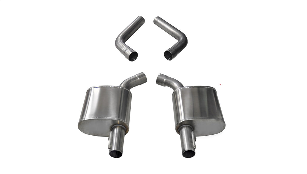 Corsa Performance 21022 2.75in. Axle-Back Dual Rear Exit without Tips for Select Chrysler 300, Dodge Charger