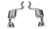 Load image into Gallery viewer, Corsa Performance 21039 3.0in. Axle-Back Dual Rear Exit with Twin 4.0in. Polished Pro-Series Tips for Select Ford Mustang