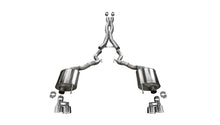 Load image into Gallery viewer, Corsa Performance 21048 3.0in. Cat-Back Dual Rear Exit with Twin 4.0in. Polished Pro-Series Tips for Select Ford Mustang