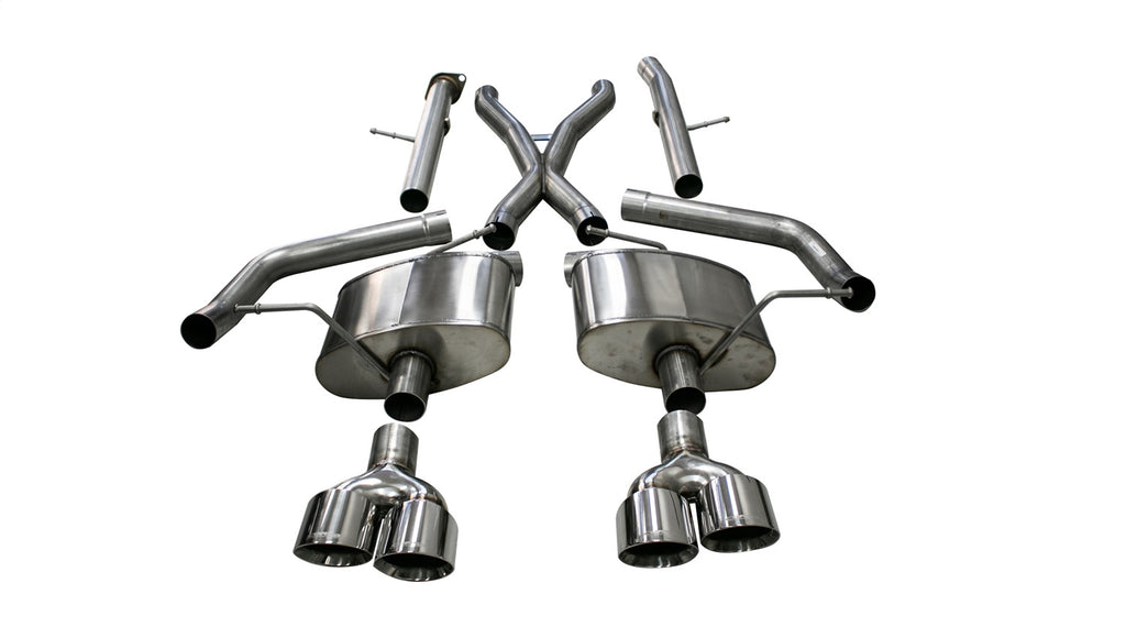 Corsa Performance 21052 2.75in. Cat-Back Dual Rear Exit with Twin 4.5in. Polished Pro-Series Tips for Select Jeep Grand Cherokee