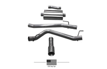 Load image into Gallery viewer, Corsa Performance 21060USA 3.0in. Cat-Back Single Side Exit with Single 4.0in. Straight-Cut Tips with USA F for Select Jeep Gladiator