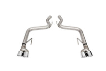 Load image into Gallery viewer, Corsa Performance 21087 3.0in. Axle-Back Dual Rear Track Series Exhaust System with Twin 4.0in. Polished for Select Ford Mustang