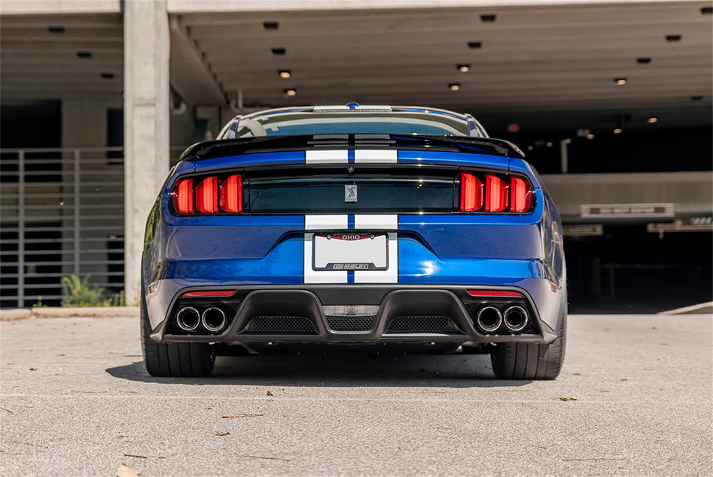 Corsa Performance 21096 3.0in. 304 Stainless Steel Exhaust dual rear exit exhaust system with active val for Select Ford Mustang