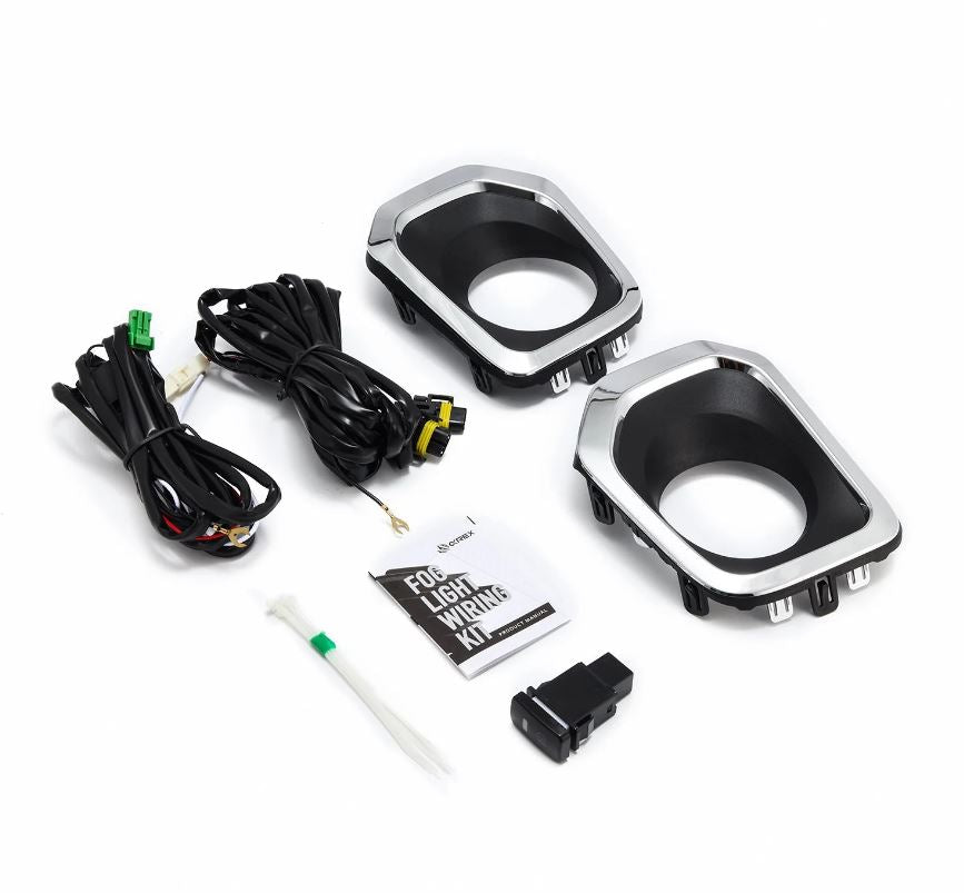 AlphaRex 211006 DoubleTap Dual Color Fog Light Bezel Kit for Select Toyota Tacoma