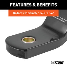 Load image into Gallery viewer, CURT 21100 Trailer Ball Reducer Bushing (From 1" to 3/4" Stem)