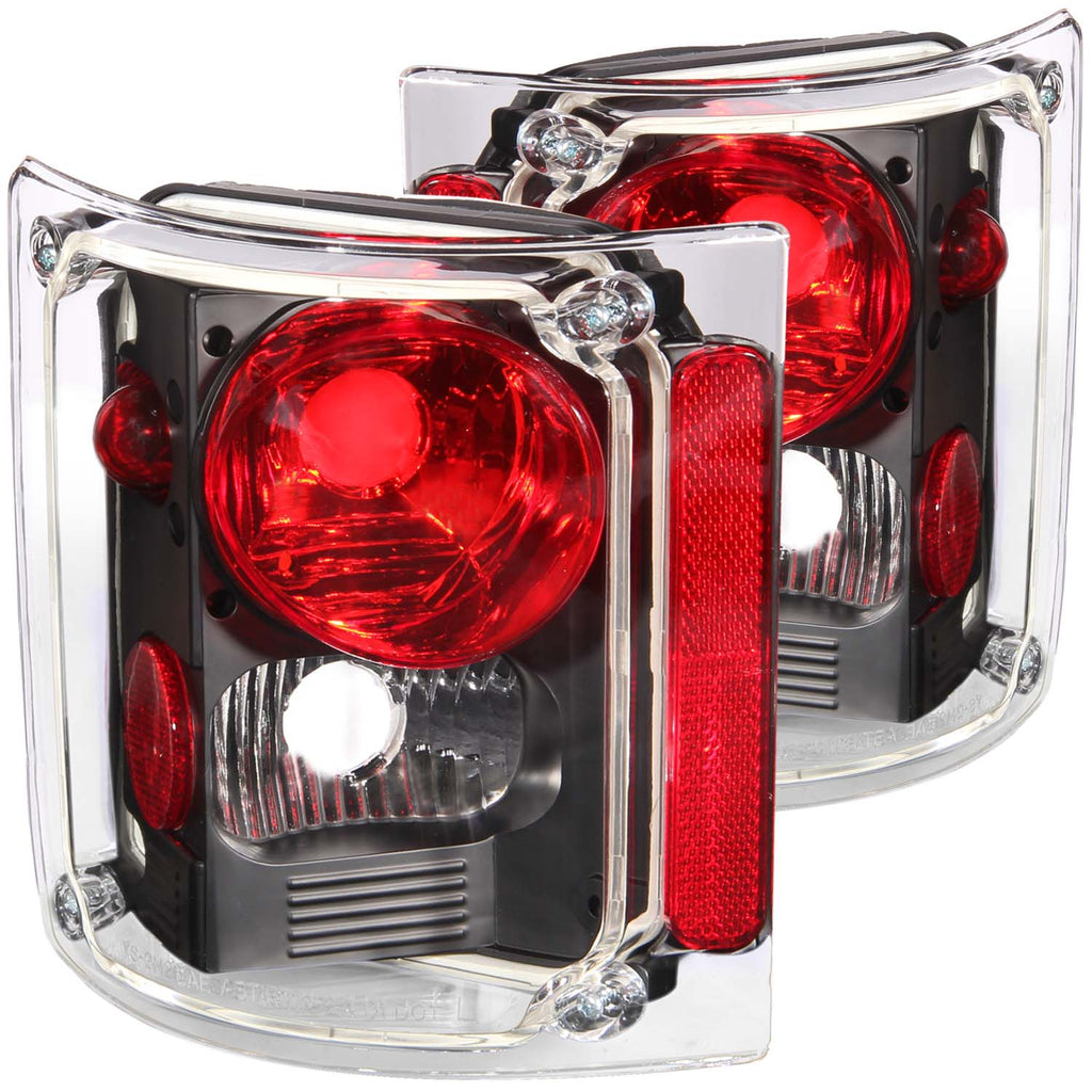 ANZO USA 211016 Tail Light Assembly for Select Chevrolet Blazer, Chevrolet C10, Chevrolet C10 Pickup, Chevrolet C10 Suburban, Chevrolet C20, Chevrolet C20 Pickup, Chevrolet C20 Suburban, Chevrolet C30, Chevrolet C30 Pickup, Chevrolet K10, Chevrolet K10