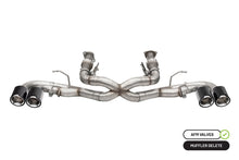 Load image into Gallery viewer, Corsa Performance 21102CF 3.0in. Muffler Delete Cat-Back Exhaust System with AFM Valve with 4.5in. Carbon for Select Chevrolet Corvette