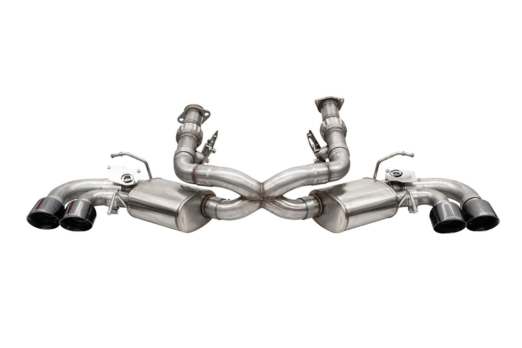 Corsa Performance 21103BLK 3.0in. Cat-Back Dual Rear Exit NPP Exhaust System with AFM Simulator and 4.5in. for Select Chevrolet Corvette