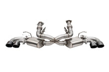 Load image into Gallery viewer, Corsa Performance 21103BLK 3.0in. Cat-Back Dual Rear Exit NPP Exhaust System with AFM Simulator and 4.5in. for Select Chevrolet Corvette