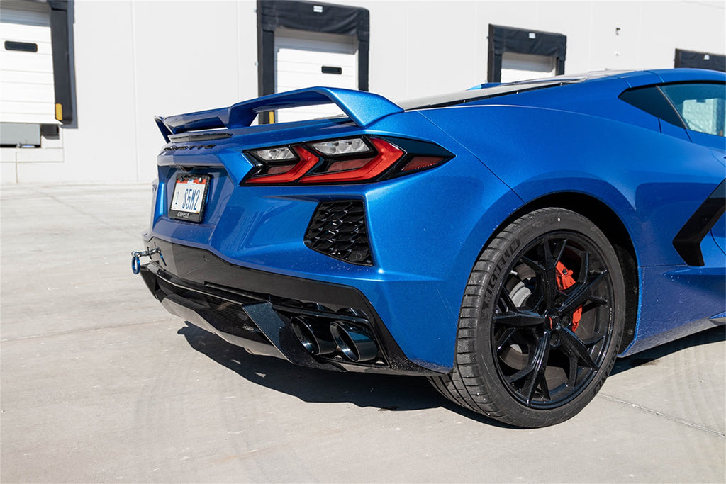 Corsa Performance 21103BLK 3.0in. Cat-Back Dual Rear Exit NPP Exhaust System with AFM Simulator and 4.5in. for Select Chevrolet Corvette