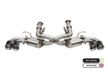 Load image into Gallery viewer, Corsa Performance 21103CF 3.0in. Cat-Back Dual Rear Exit NPP Exhaust System with AFM Simulator with 4.5in. for Select Chevrolet Corvette