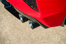 Load image into Gallery viewer, Corsa Performance 21103CF 3.0in. Cat-Back Dual Rear Exit NPP Exhaust System with AFM Simulator with 4.5in. for Select Chevrolet Corvette