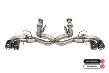 Load image into Gallery viewer, Corsa Performance 21105CF 3.0in. Muffler Delete Cat-Back Exhaust System with NPP Sound control with 4.5in. for Select Chevrolet Corvette