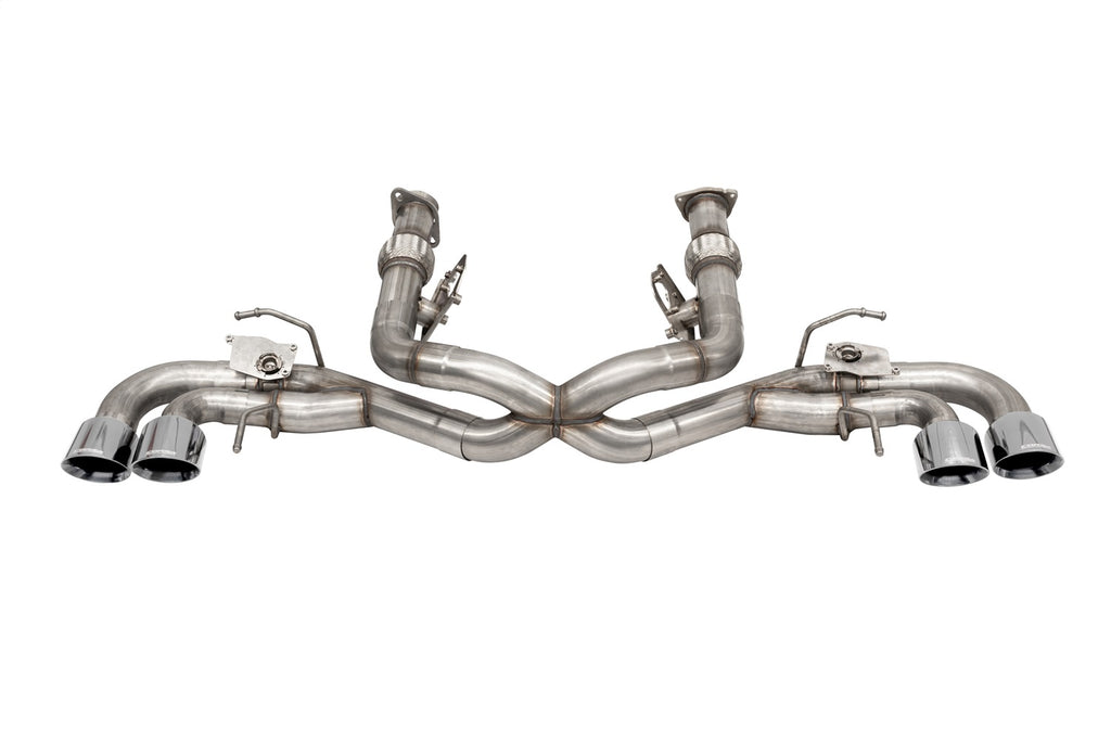 Corsa Performance 21105 3.0in. Muffler Delete Cat-Back Exhaust System with NPP Sound control and 4.5in. for Select Chevrolet Corvette