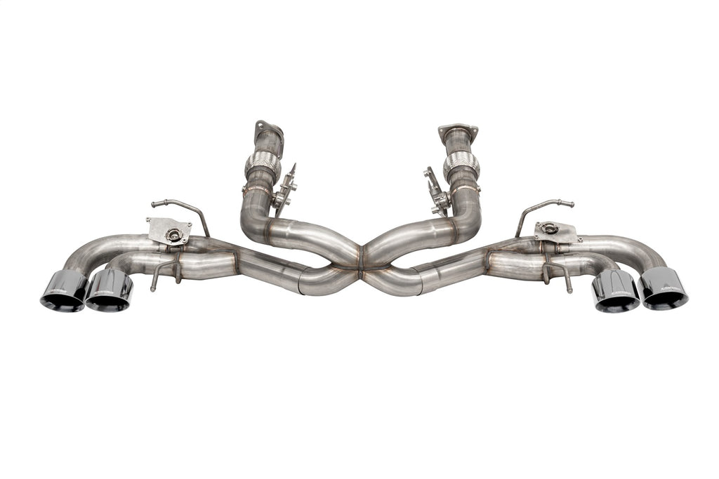 Corsa Performance 21106 3.0in. Muffler Delete 4 Valve Cat-Back Exhaust System with NPP Sound control and for Select Chevrolet Corvette