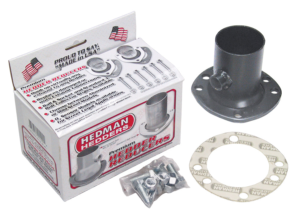 Hedman Hedders 21108 3 in. UNIFIT Gasket-Style Header Reducer For 2-1/4 in. Exhaust
