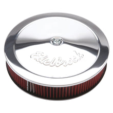 Load image into Gallery viewer, Air-Cleaner-Pro-Flo-Series-Round-14-In-Diameter-Cloth-Element-38In-Dropped-Base-Chrome