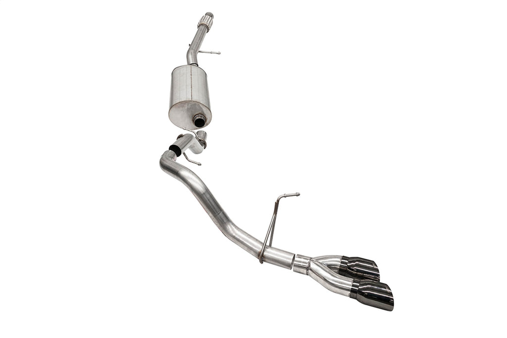 Corsa Performance 21126BLK 3.0in. Single Side Exit Cat-Back Exhaust System with Twin 4.0in. Tips for Select Chevrolet Suburban