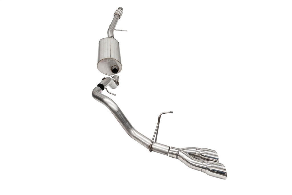Corsa Performance 21126 3.0in. Single Side Exit Cat-Back Exhaust System with Twin 4.0in. Tips for Select Chevrolet Suburban